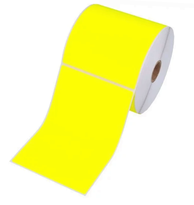 ETIKODE - Direct Thermique 100x150mm jaune